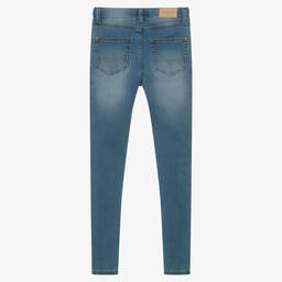 Mayoral-جيغنغز سكيني قطن جيرسي لون أزرق للبنات | Childrensalon Outlet