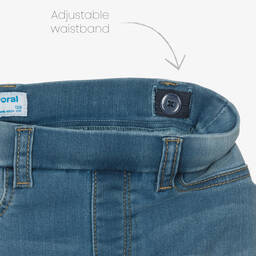 Mayoral-جيغنغز سكيني قطن جيرسي لون أزرق للبنات | Childrensalon Outlet