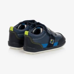 Mayoral-Синие пинетки на липучках | Childrensalon Outlet