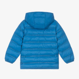 Mayoral-Boys Azure Hooded Puffer Coat | Childrensalon Outlet