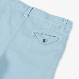 Mayoral-Boys Azure Linen Blend Pants | Childrensalon Outlet
