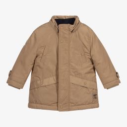 Mayoral-Boys Beige Coat  | Childrensalon Outlet