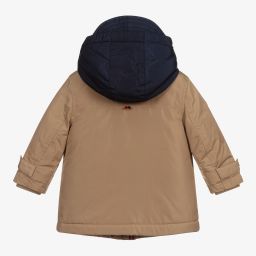 Mayoral-Boys Beige Coat  | Childrensalon Outlet