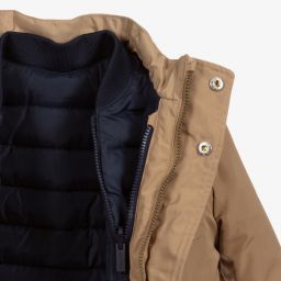 Mayoral-Boys Beige Coat  | Childrensalon Outlet