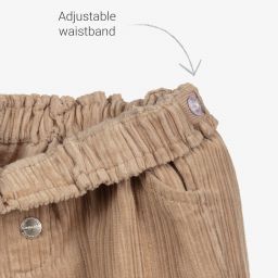 Mayoral-Boys Beige Corduroy Trousers | Childrensalon Outlet