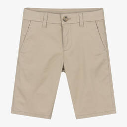 Mayoral Нукутаваке-Boys Beige Cotton Chino Shorts | Childrensalon Outlet