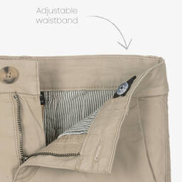 Mayoral Нукутаваке-Boys Beige Cotton Chino Shorts | Childrensalon Outlet