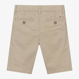 Mayoral Нукутаваке-Boys Beige Cotton Chino Shorts | Childrensalon Outlet
