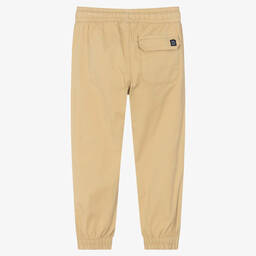 Mayoral-Boys Beige Cotton Joggers | Childrensalon Outlet