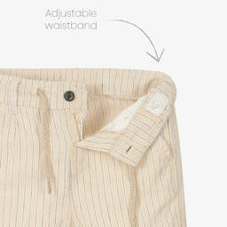 Mayoral-Рубашка и бежевые брюки из хлопка и льна | Childrensalon Outlet