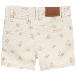 Mayoral-Boys Beige Cotton Shorts | Childrensalon Outlet