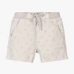 Mayoral-Boys Beige Cotton Shorts | Childrensalon Outlet