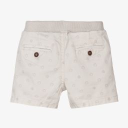 Mayoral-Boys Beige Cotton Shorts | Childrensalon Outlet