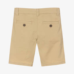 Mayoral-Boys Beige Cotton Shorts | Childrensalon Outlet