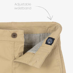 Mayoral-Boys Beige Cotton Shorts | Childrensalon Outlet