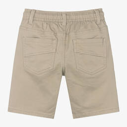 Mayoral Нукутаваке-Boys Beige Cotton Shorts | Childrensalon Outlet
