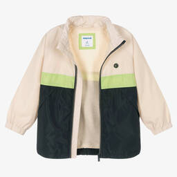 Mayoral-جاكيت واقي من الرياح لون بيج ورمادي للأولاد | Childrensalon Outlet