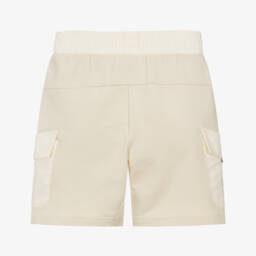 Mayoral-Boys Beige Knit Cargo Bermudas | Childrensalon Outlet