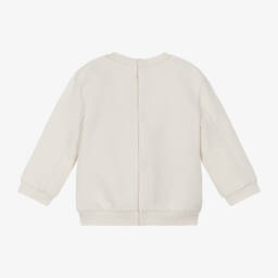 Mayoral Newborn-Boys Beige Star Sweatshirt | Childrensalon Outlet