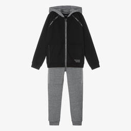 Mayoral Nukutavake-Boys Black & Grey Tracksuit | Childrensalon Outlet