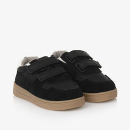 Mayoral-Boys Black Suede Leather Shoes | Childrensalon Outlet