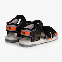 مايورال-صندل بشريط لاصق لون أسود للأولاد | Childrensalon Outlet