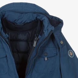 Mayoral-Синяя куртка и жилет 2-в-1 | Childrensalon Outlet