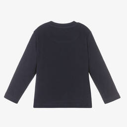 Mayoral-Boys Blue Cotton Car Top | Childrensalon Outlet