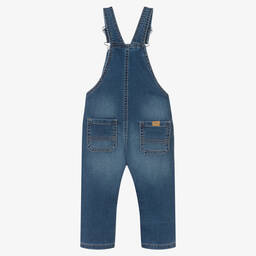 Mayoral-Голубой джинсовый полукомбинезон | Childrensalon Outlet
