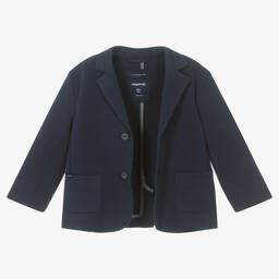 مايورال-جاكيت بلايزر أطفال ولادي قطن جيرسي لون كحلي | Childrensalon Outlet