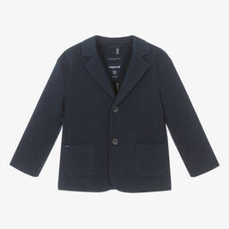 مايورال-جاكيت بلايزر أطفال ولادي قطن جيرسي لون كحلي | Childrensalon Outlet