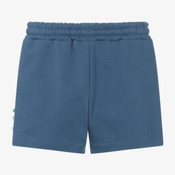 مايورال-شورت أطفال ولادي قطن جيرسي لون أزرق | Childrensalon Outlet