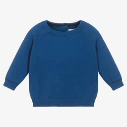 Mayoral-Синий трикотажный свитер | Childrensalon Outlet