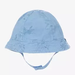 Mayoral-Boys Blue Cotton Safari Print Shorts | Childrensalon Outlet