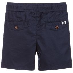 Mayoral-Boys Blue Cotton Shorts | Childrensalon Outlet