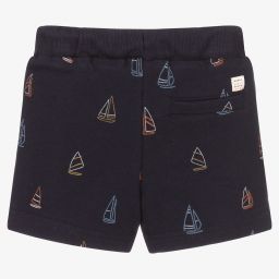 مايورال-شورت مزيج قطن جيرسي لون كحلي أطفال ولادي | Childrensalon Outlet