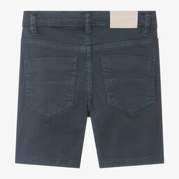 Mayoral-Boys Blue Cotton Shorts | Childrensalon Outlet