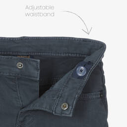 Mayoral-Boys Blue Cotton Shorts | Childrensalon Outlet