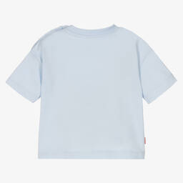 Mayoral-Голубая хлопковая футболка с подводной лодкой | Childrensalon Outlet