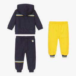 Mayoral-Синий спортивный костюм из хлопка для мальчиков | Childrensalon Outlet