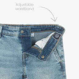 Mayoral-Boys Blue Denim Shorts | Childrensalon Outlet
