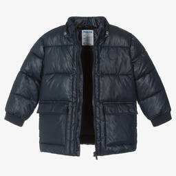 مايورال-معطف بافر هودي لون كحلي للأولاد | Childrensalon Outlet