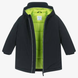 Mayoral-معطف هودي مبطن لون كحلي للأولاد | Childrensalon Outlet