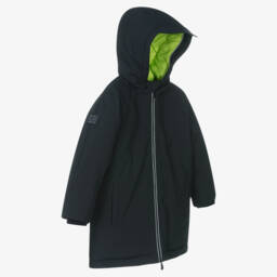 Mayoral-معطف هودي مبطن لون كحلي للأولاد | Childrensalon Outlet