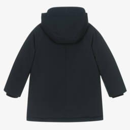 Mayoral-معطف هودي مبطن لون كحلي للأولاد | Childrensalon Outlet