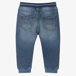 مايورال-جينز أطفال ولادي قطن جيرسي مستدام لون أزرق | Childrensalon Outlet