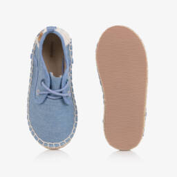 Mayoral-إسبادريل قطن أزرق بأربطة للأولاد | Childrensalon Outlet