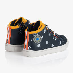 Mayoral-Синие кожаные кроссовки | Childrensalon Outlet