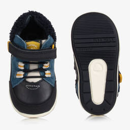 مايورال-ترينرز أطفال ولادي جلد وشامواه لون كحلي | Childrensalon Outlet