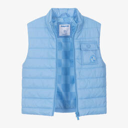Mayoral-Boys Blue Padded Gilet | Childrensalon Outlet